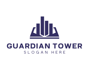 Realty Tower Skyscraper logo design