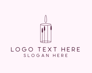 Decor - Handmade Scented Candle logo design