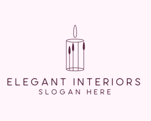 Handmade Scented Candle logo design