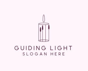 Handmade Scented Candle logo design