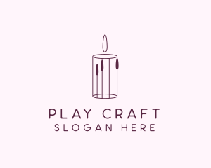 Handmade Scented Candle logo design