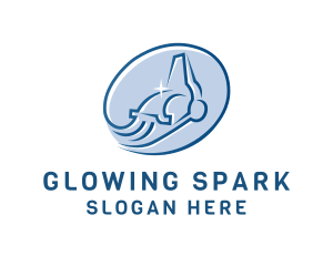 Vacuum Cleaning Shine logo design