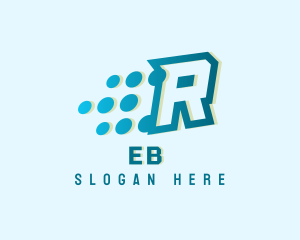 Modern Tech Letter R Logo