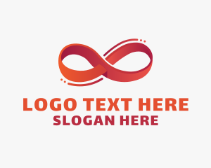 Infinity - Modern Infinity Ribbon logo design