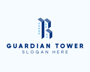 Residential Real Estate Building logo design