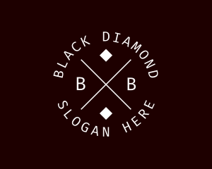 Hipster Diamond Business logo design