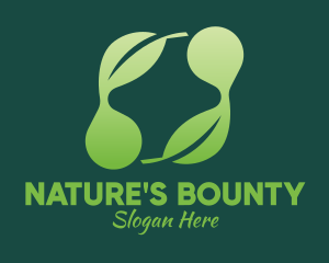 Natural Leaf Cross logo design