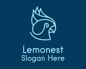Blue Monoline Cockatoo  Logo