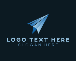 Forwarding - Courier Logistics Plane logo design