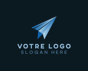 Shipment - Courier Logistics Plane logo design