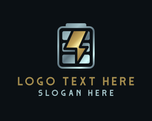 Battery - Lightning Battery Charge logo design