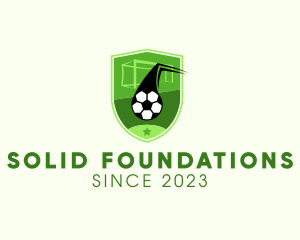 Sport - Soccer Goal Shield logo design