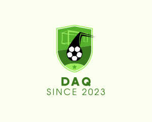 Player - Soccer Goal Shield logo design