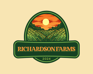 Agriculture Field Farming logo design