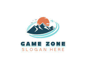 Tour Guide - Airplane Mountain Vacation logo design