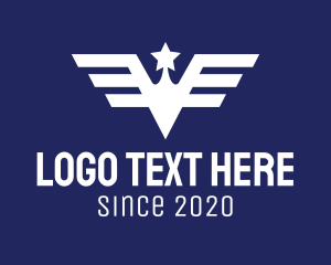 America - American Military Badge logo design