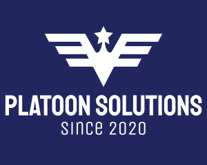 Platoon - American Military Badge logo design