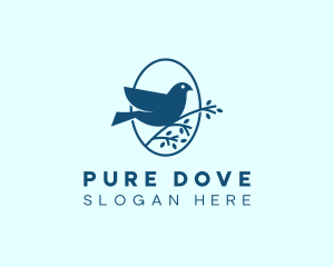 Nature Dove Bird logo design