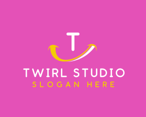 Swoosh Smile Studio logo design