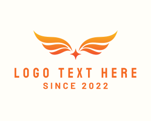 Venture - Star Wings Business logo design