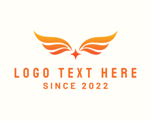 Fiery - Star Wings Business logo design