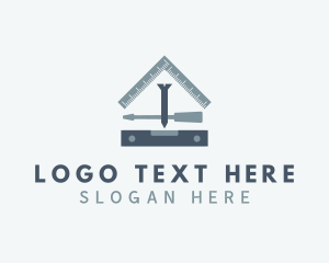 Nail - House Construction Tools logo design