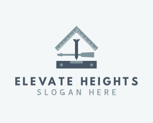 House Construction Tools logo design