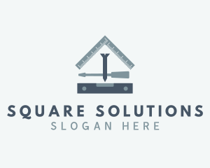 House Construction Tools logo design