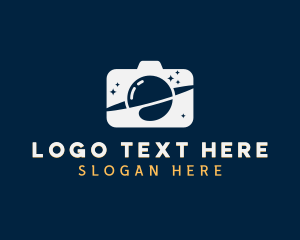 Digicam - Planet Photography  Camera logo design