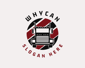 Highway Freight Truck Logo