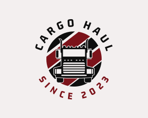 Highway Freight Truck logo design