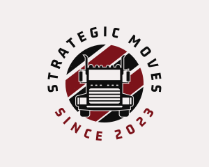 Highway Freight Truck logo design