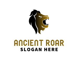 Wild Lion Roar  logo design