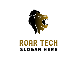 Roar - Wild Lion Roar logo design