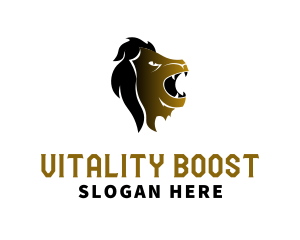 Vitality - Wild Lion Roar logo design
