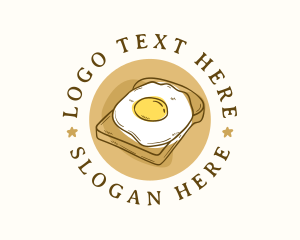 Egg - Egg Sandwich Bread logo design