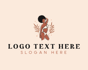 Spa - Body Bikini Lady logo design