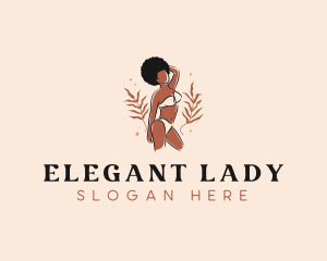 Body Bikini Lady logo design