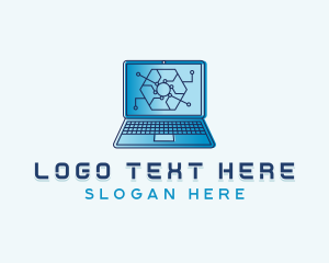 Online - Cyber Network Programming logo design