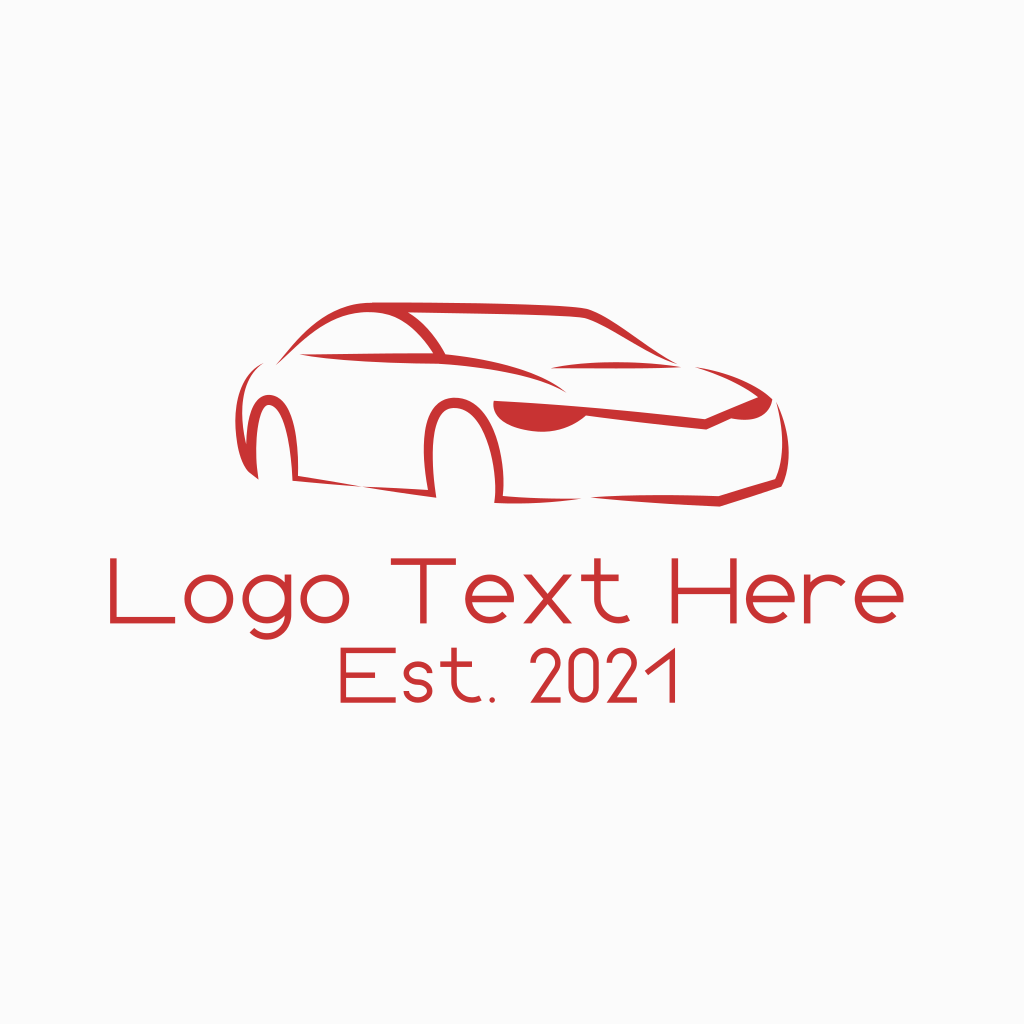 luxury car brand with red logo