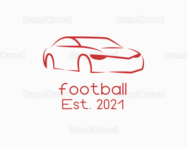 Red Luxury Car Logo