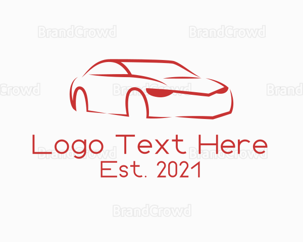 Red Luxury Car Logo