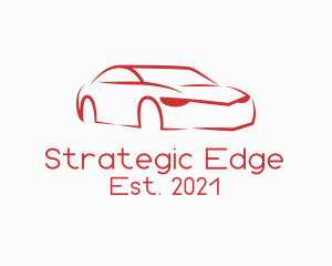 Garage - Red Luxury Car logo design
