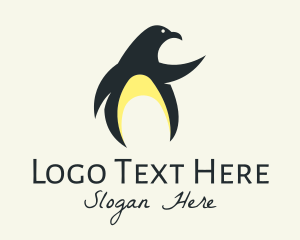 Arctic Animal - Penguin Bird logo design