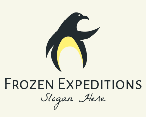 Antarctica - Penguin Bird logo design