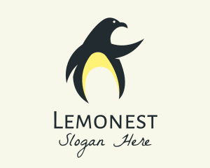 Zoo Animal - Penguin Bird logo design