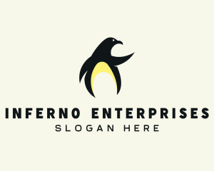 Penguin Bird logo design