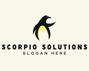 Penguin Bird logo design