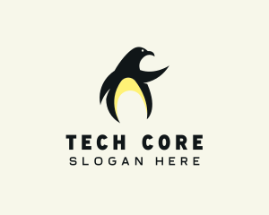 Penguin Bird logo design