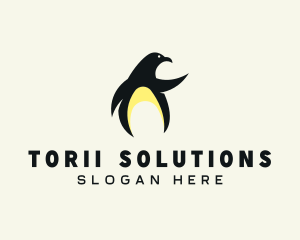 Penguin Bird logo design